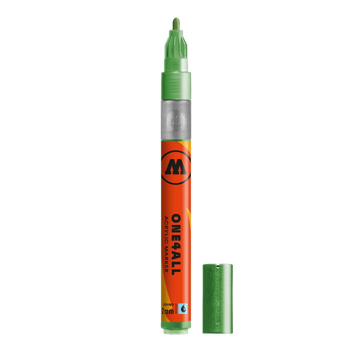 Molotow ONE4ALL 127HS Marker, 2 mm - 226 Metallic Light Green