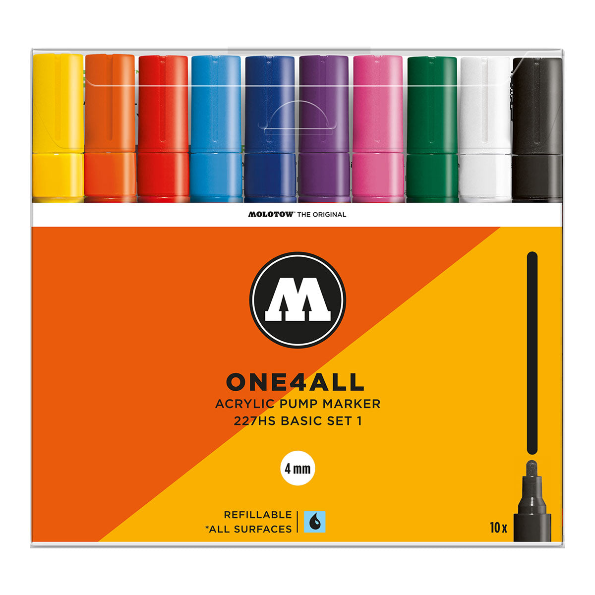 Molotow ONE4ALL 227HS 10set Basic 1 - image 1