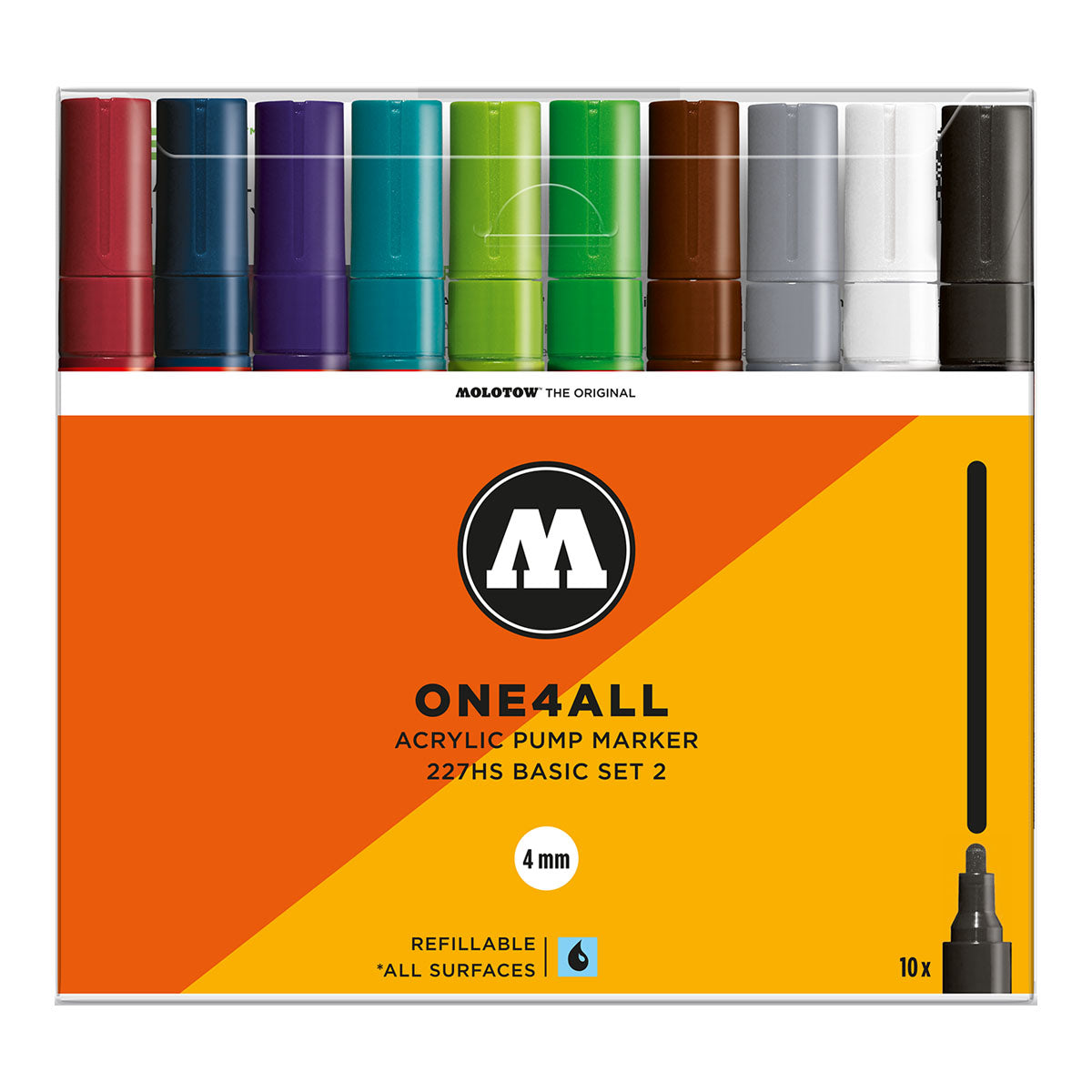 Molotow ONE4ALL 227HS 10set Basic 2 - image 1