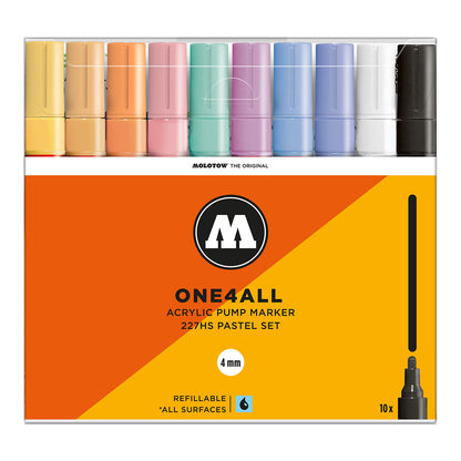 Molotow ONE4ALL 227HS 10set Pastel - image 1