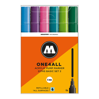 Molotow ONE4ALL 227HS 6set Basic 2 - image 1