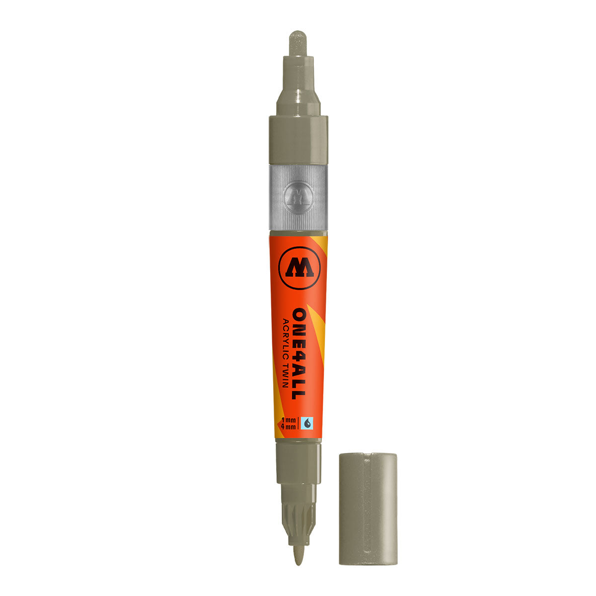 Molotow ONE4ALL Acrylic Twin Marker - 261 Stone Grey Middle
