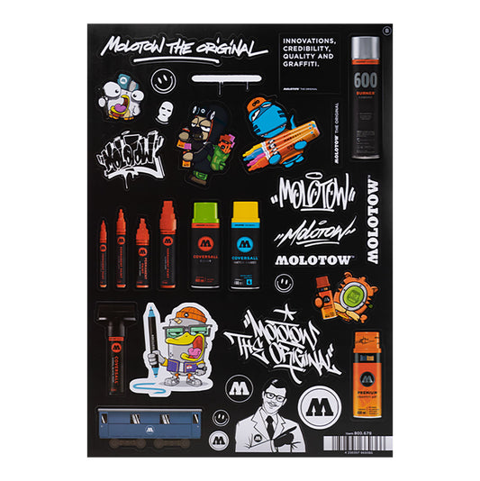 Molotow Sticker Sheet Set B - image 1