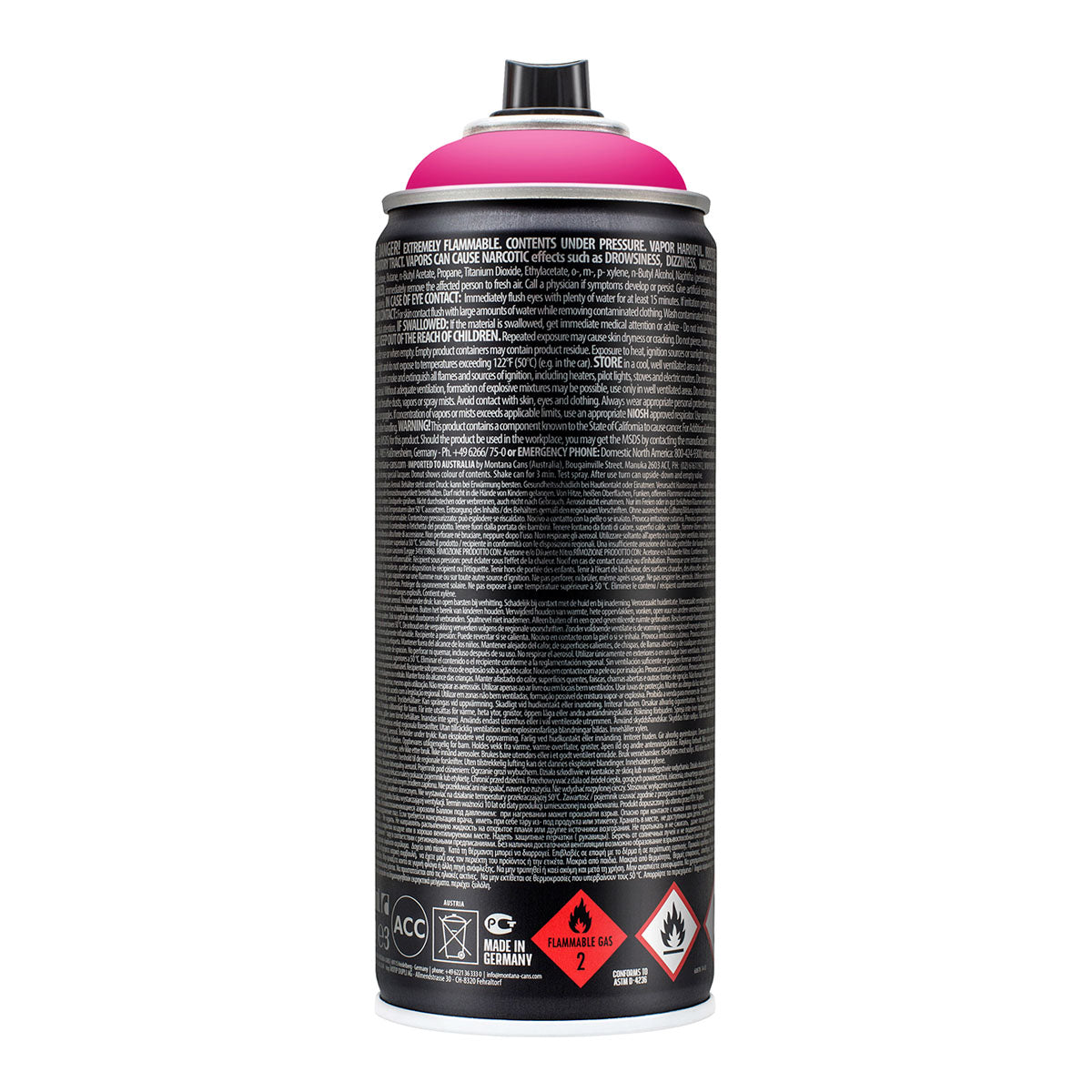 Montana BLACK Fluorescent Spray Paint 400ml - image 2