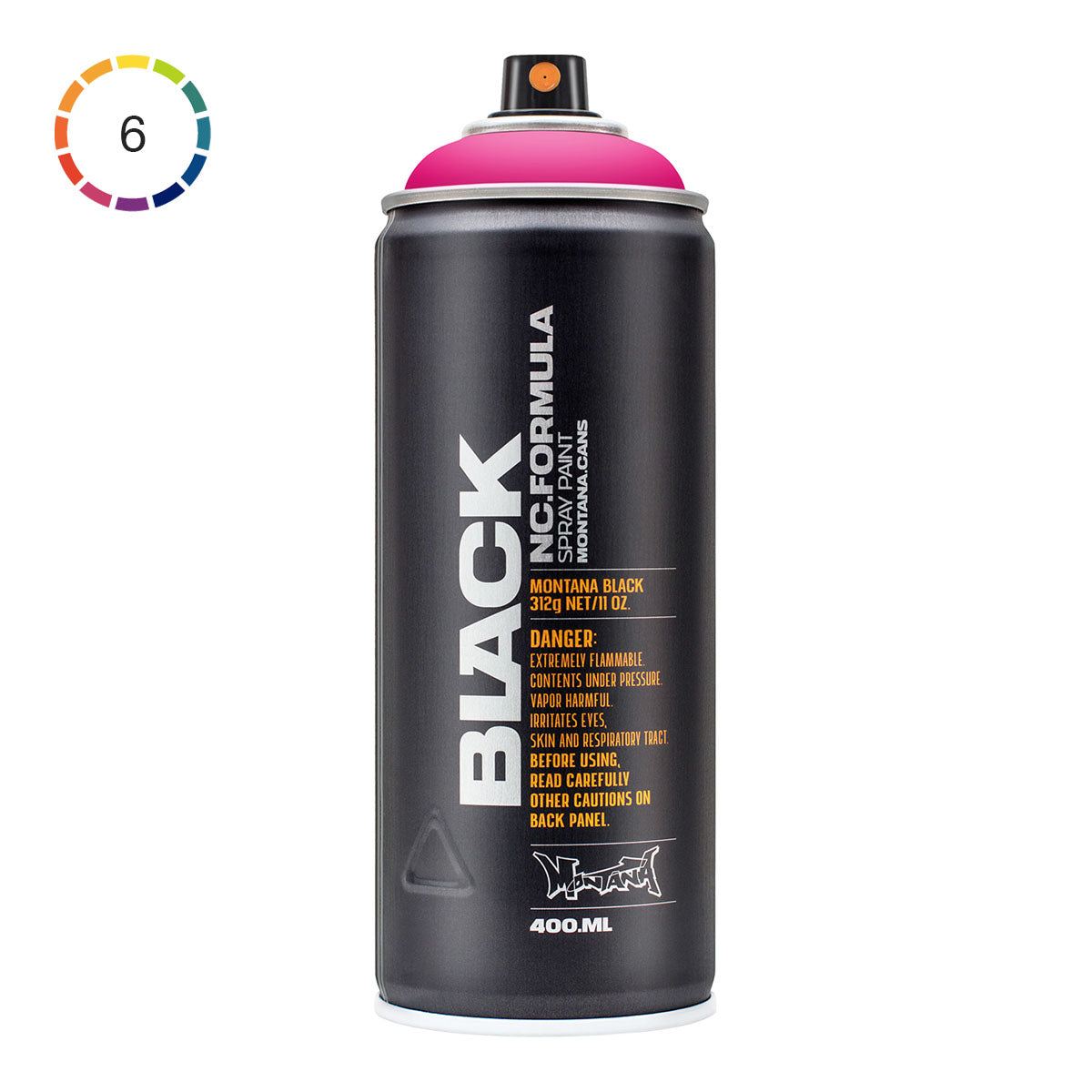 Montana BLACK Fluorescent Spray Paint 400ml - image 1