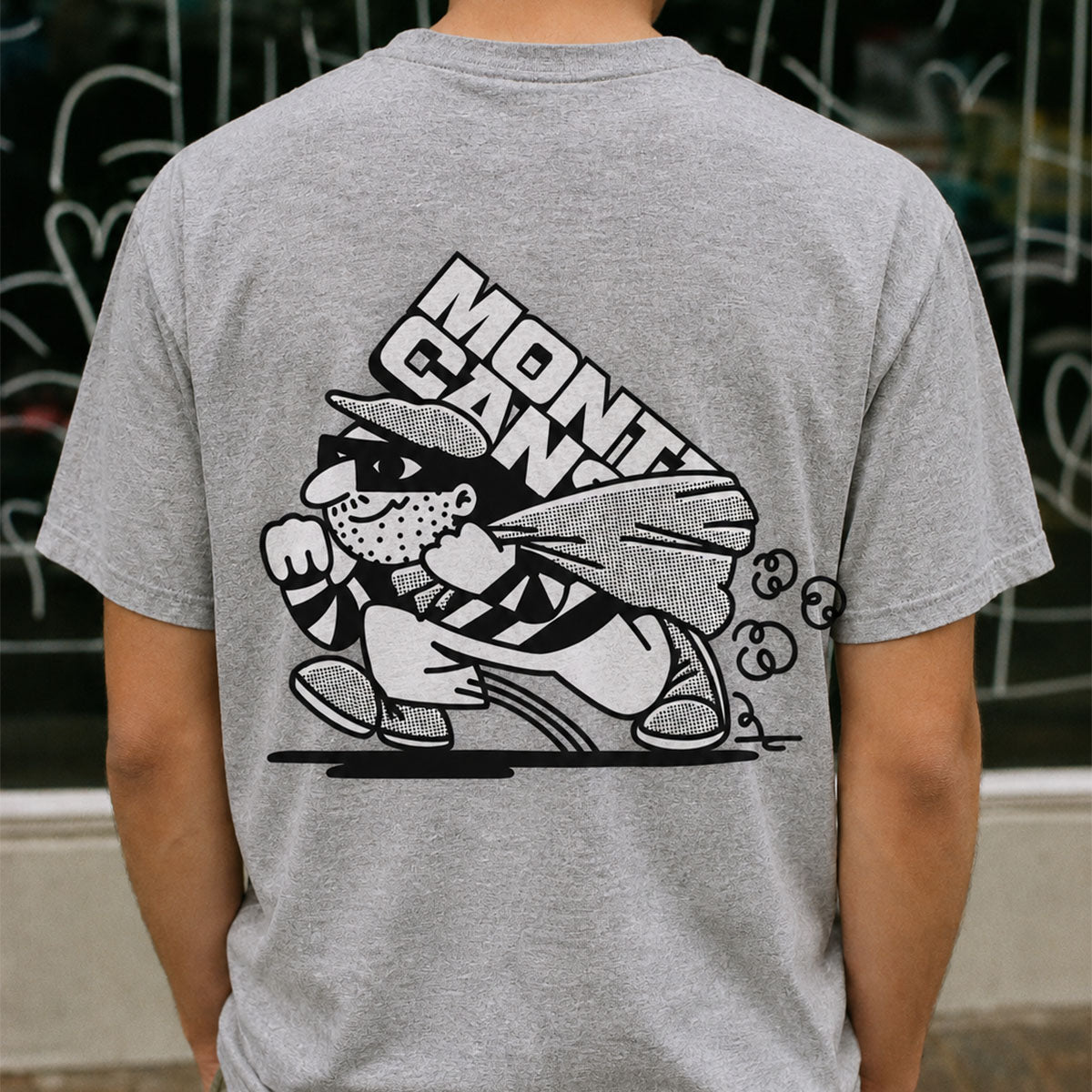 Montana Cans Burglar T-Shirt Grey - image 4