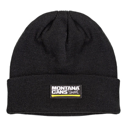 Montana Cans Typo Logo Beanie Black - image 1