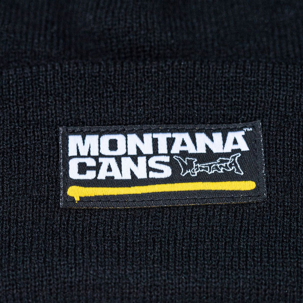 Montana Cans Typo Logo Beanie Black - image 2