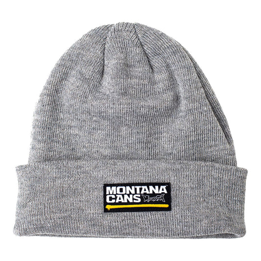 Montana Cans Typo Logo Beanie Grey Heather - image 1