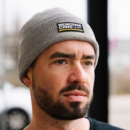 Montana Cans Typo Logo Beanie Grey Heather - image 2