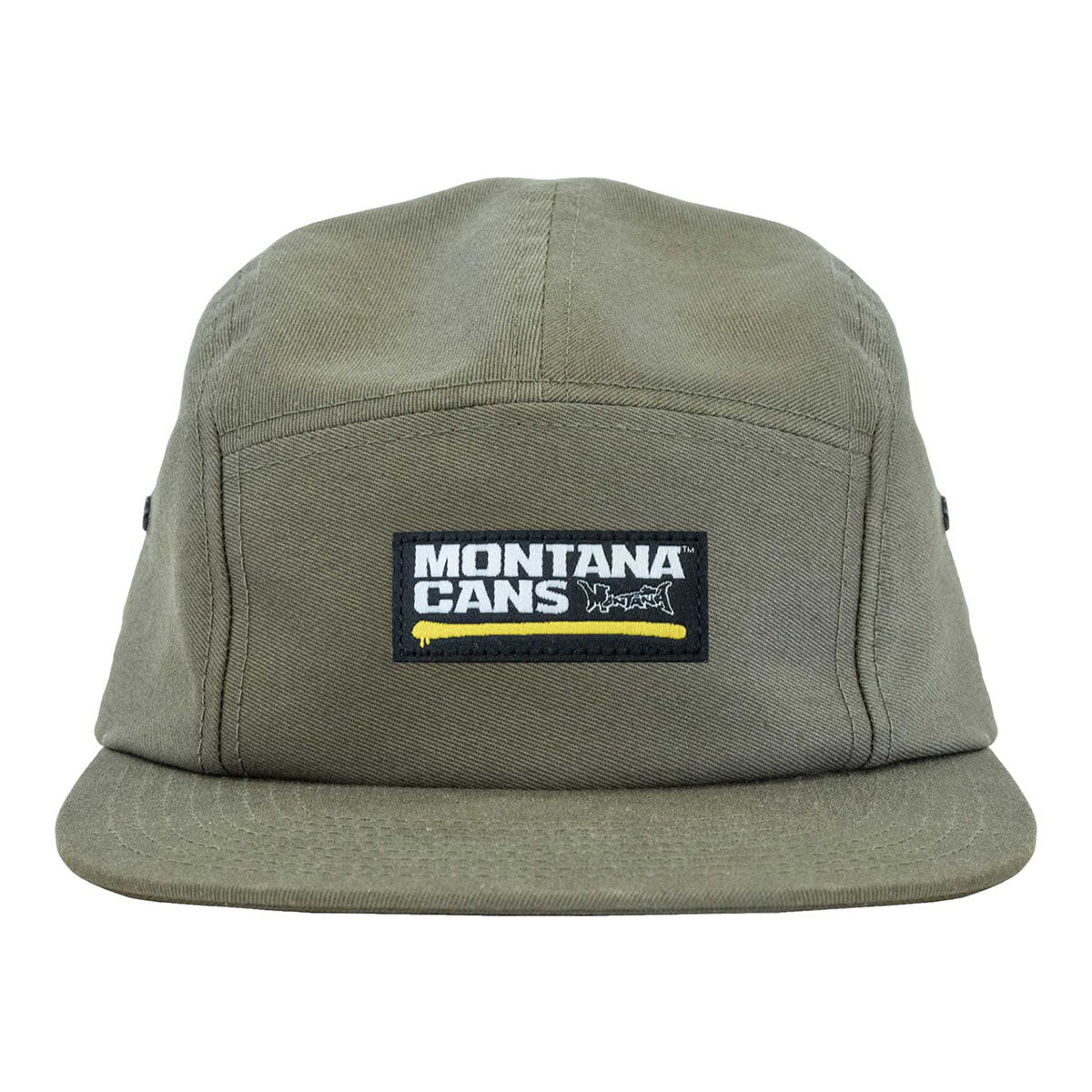 Montana Typo Logo 5-Panel Cap Khaki - image 3