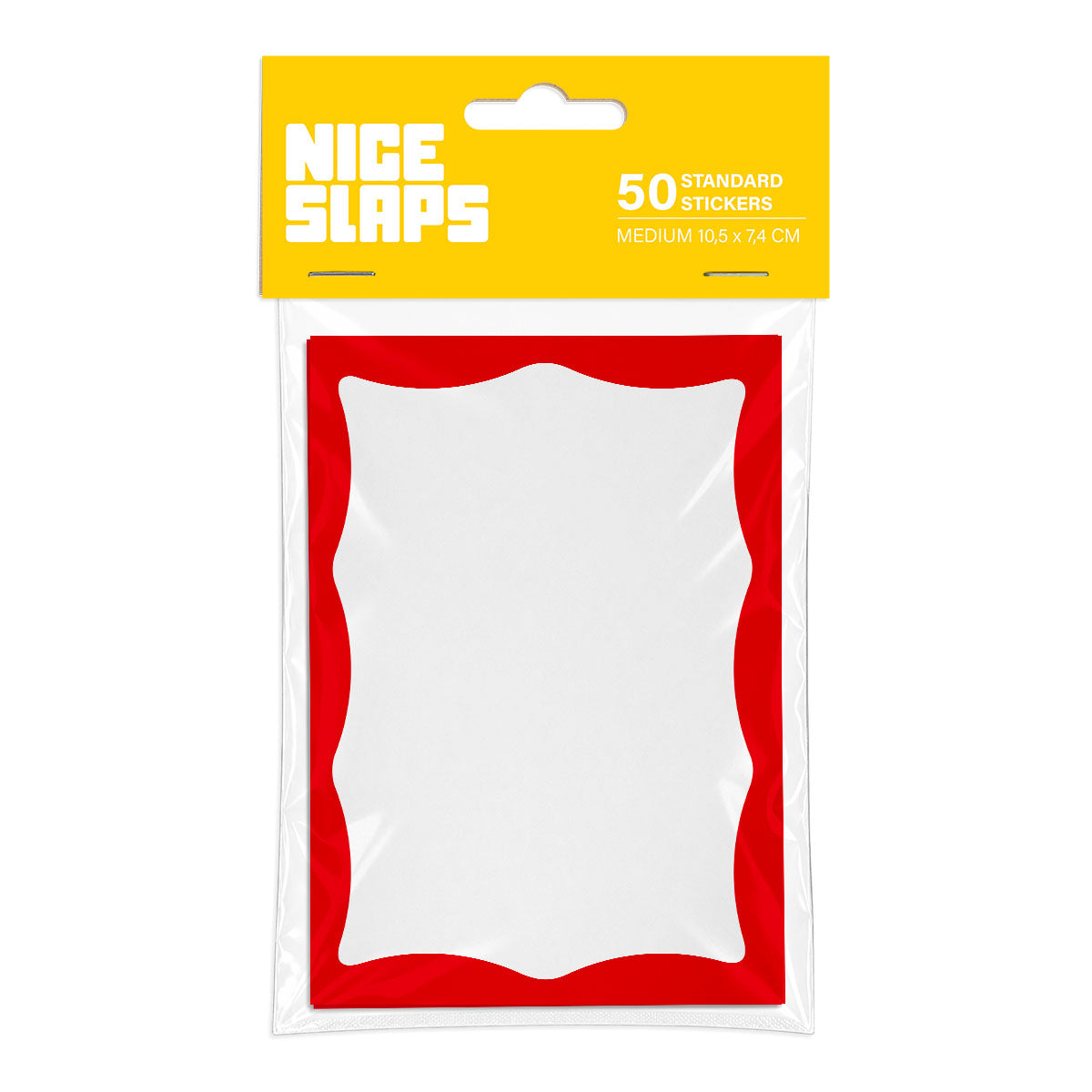 NICE SLAPS Standard Sticker Frame Red, Medium 50pcs - image 1