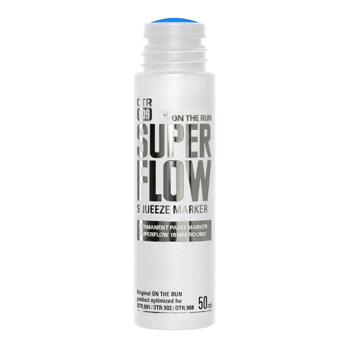 On The Run OTR.009-S Superflow Empty Squeeze Marker 18 mm (Silver Edition) - image 1