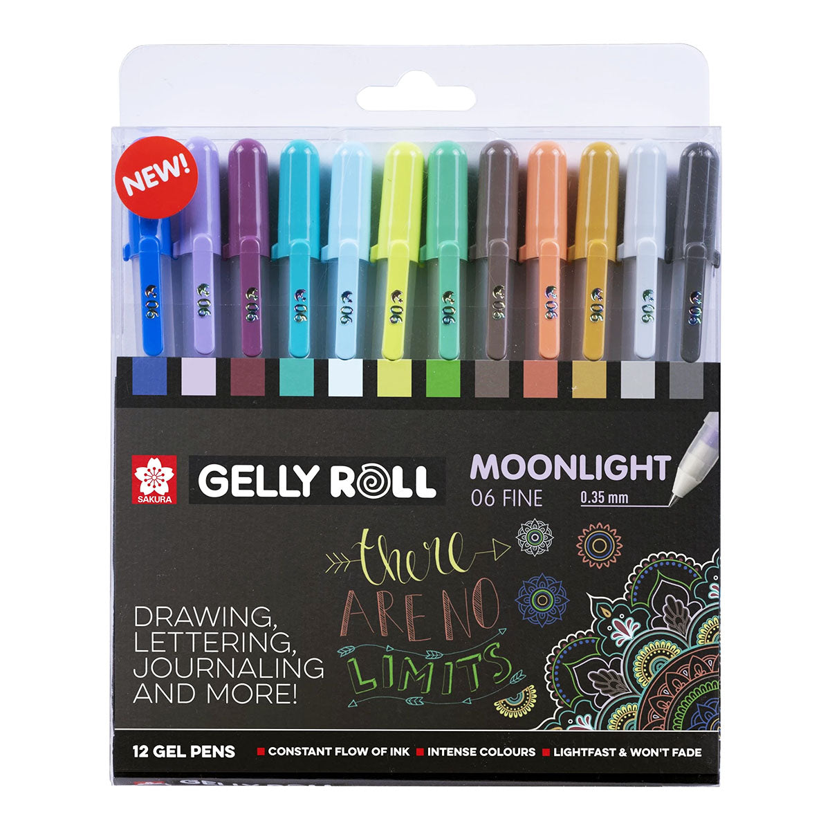 Sakura Gelly Roll 0.3 mm 12 set Moonlight Colors - image 1