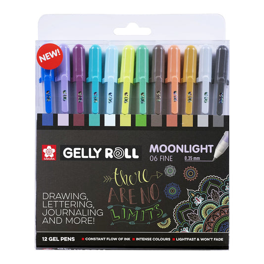Sakura Gelly Roll 0.3 mm 12 set Moonlight Colors - image 1