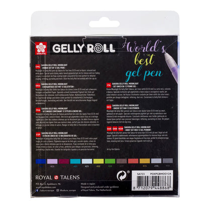Sakura Gelly Roll 0.3 mm 12 set Moonlight Colors - image 3