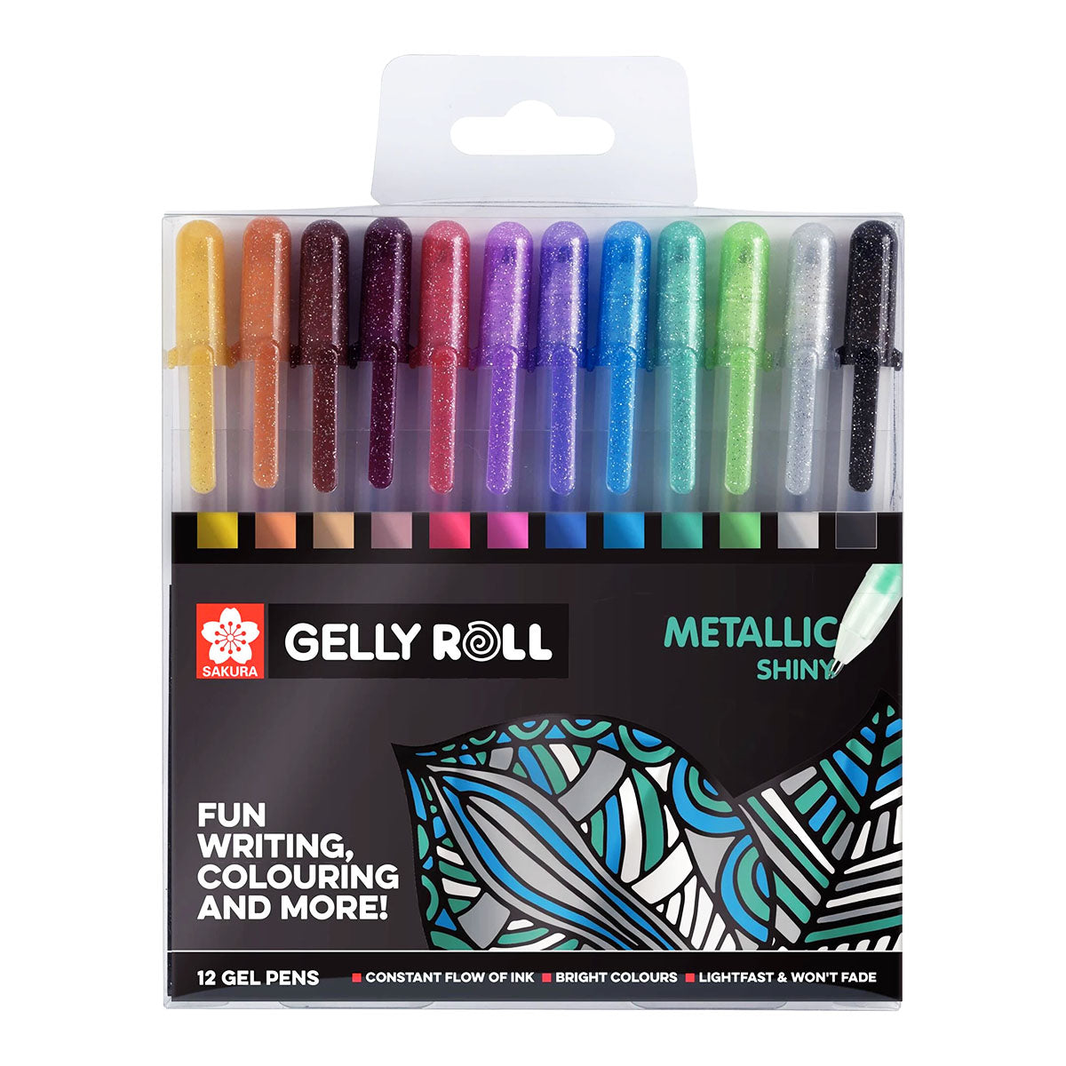 Sakura Gelly Roll 0.5 mm 12 set Metallic Colors - image 1