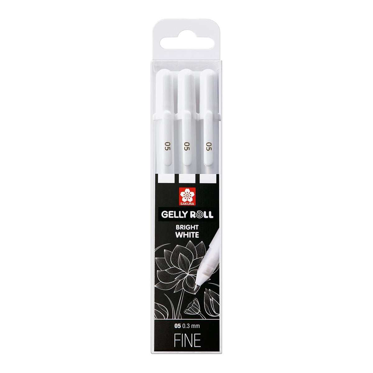 Sakura Gelly Roll 06 Fine 0.3 mm 3 set White Colors - image 1
