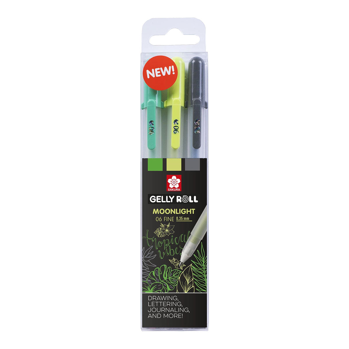 Sakura Gelly Roll 06 Moonlight 0.3 mm 3 set Botanic Colors - image 1