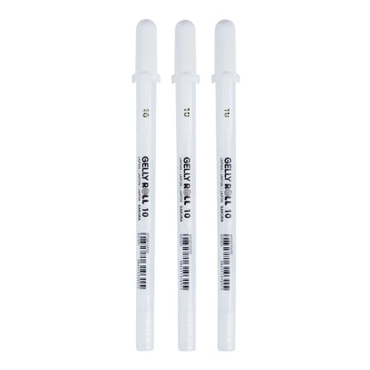 Sakura Gelly Roll 10 Bold 0.5 mm 3 set White Colors - image 2