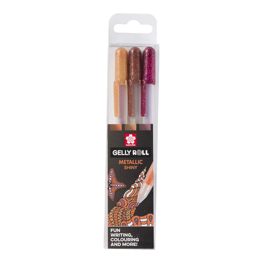 Sakura Gelly Roll 10 Metallic 0.5 mm 3 set Nature Colors - image 1