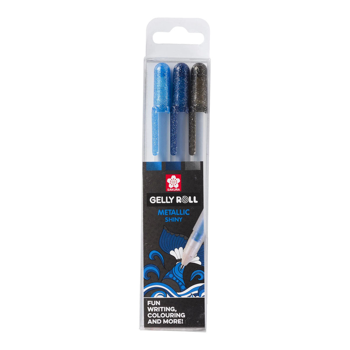 Sakura Gelly Roll 10 Metallic 0.5 mm 3 set Ocean Colors - image 1