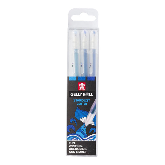 Sakura Gelly Roll 10 Stardust 0.5 mm 3 set Ocean Colors - image 1