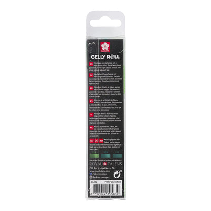 Sakura Gelly Roll 3 set Black, White, Clear Colors - image 3