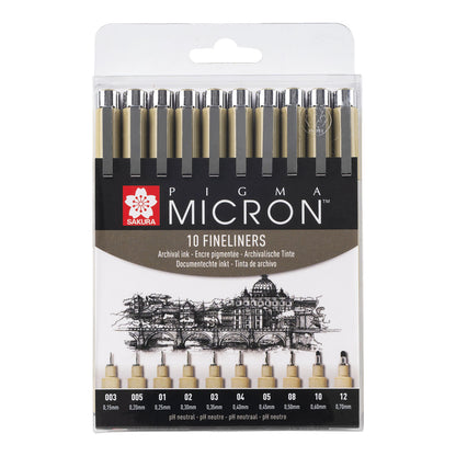 Sakura Pigma Micron Fineliner 10 set - image 1