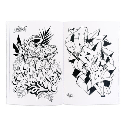 Sketchy Graffiti Coloring Book - image 3