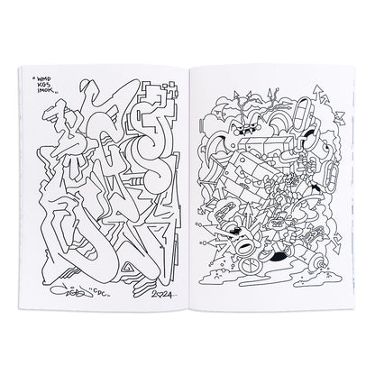 Sketchy Graffiti Coloring Book - image 4