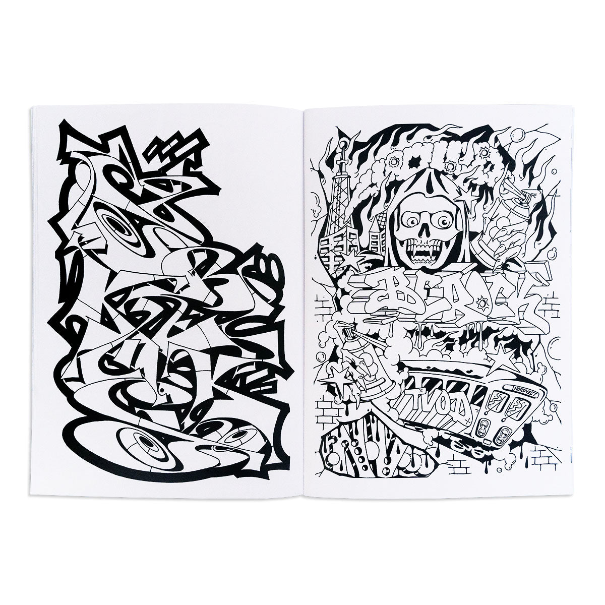 Sketchy Graffiti Coloring Book - image 5
