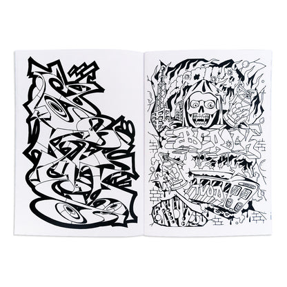 Sketchy Graffiti Coloring Book - image 5