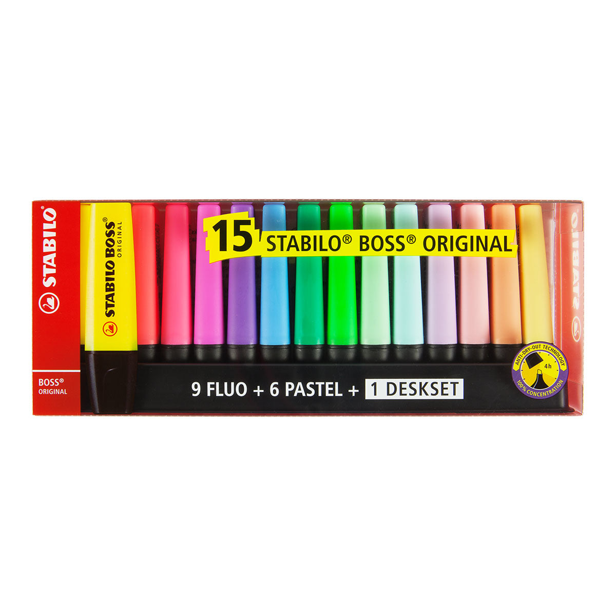 Stabilo Boss Original Highlighter 15 pcs Deskset - image 1