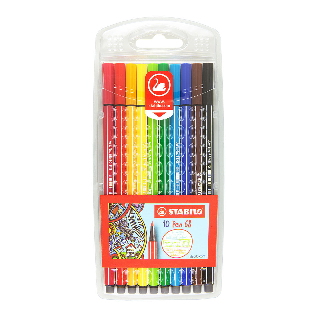 Stabilo Pen 68 Fiber-tip Pen 10 set - image 1