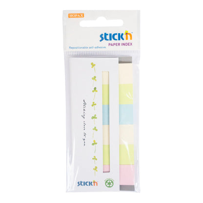 Stick'N Index Tabs 45x15 mm 100% Recycled Paper 6 Colors - image 1