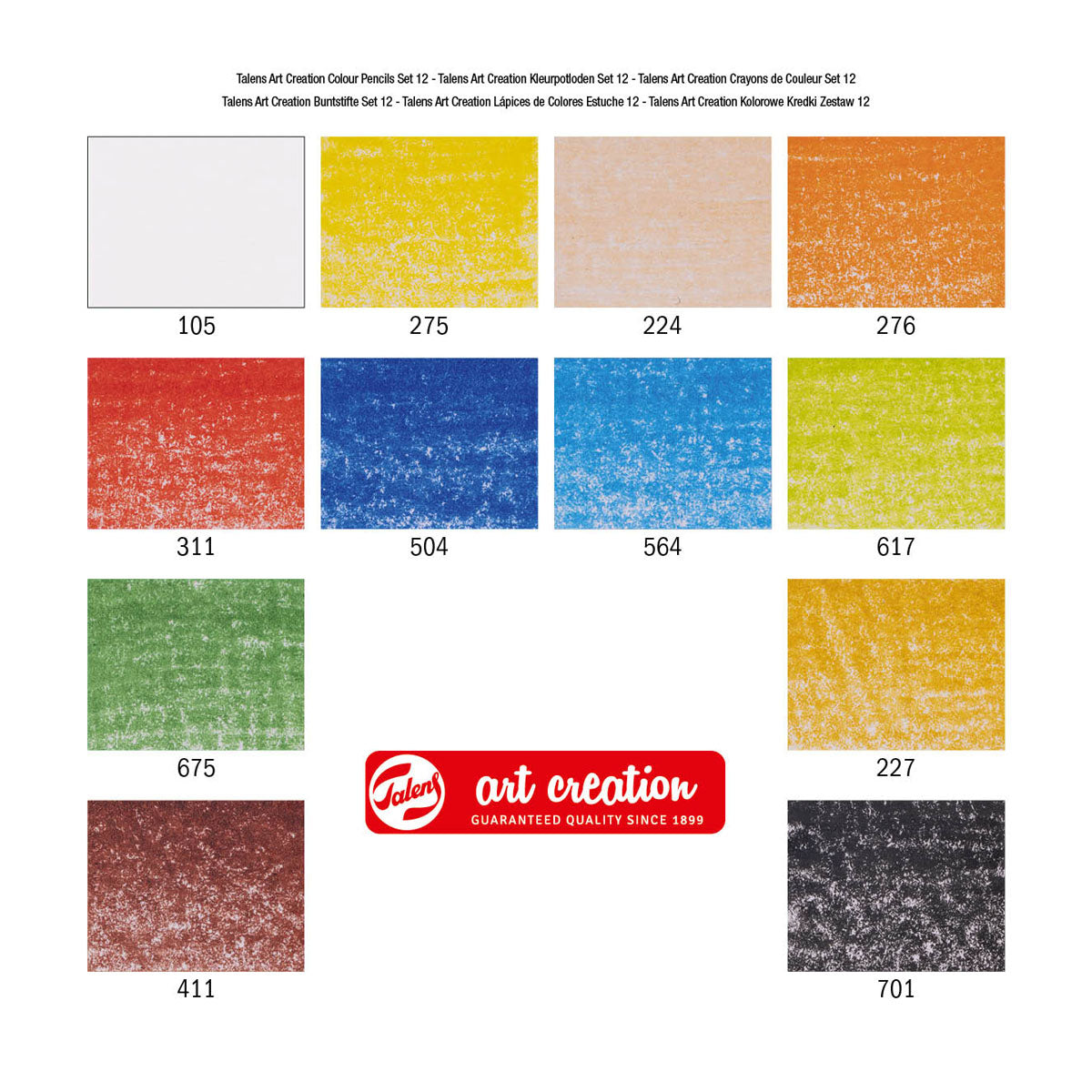 Talens Art Creation Colour Pencil 12 Set