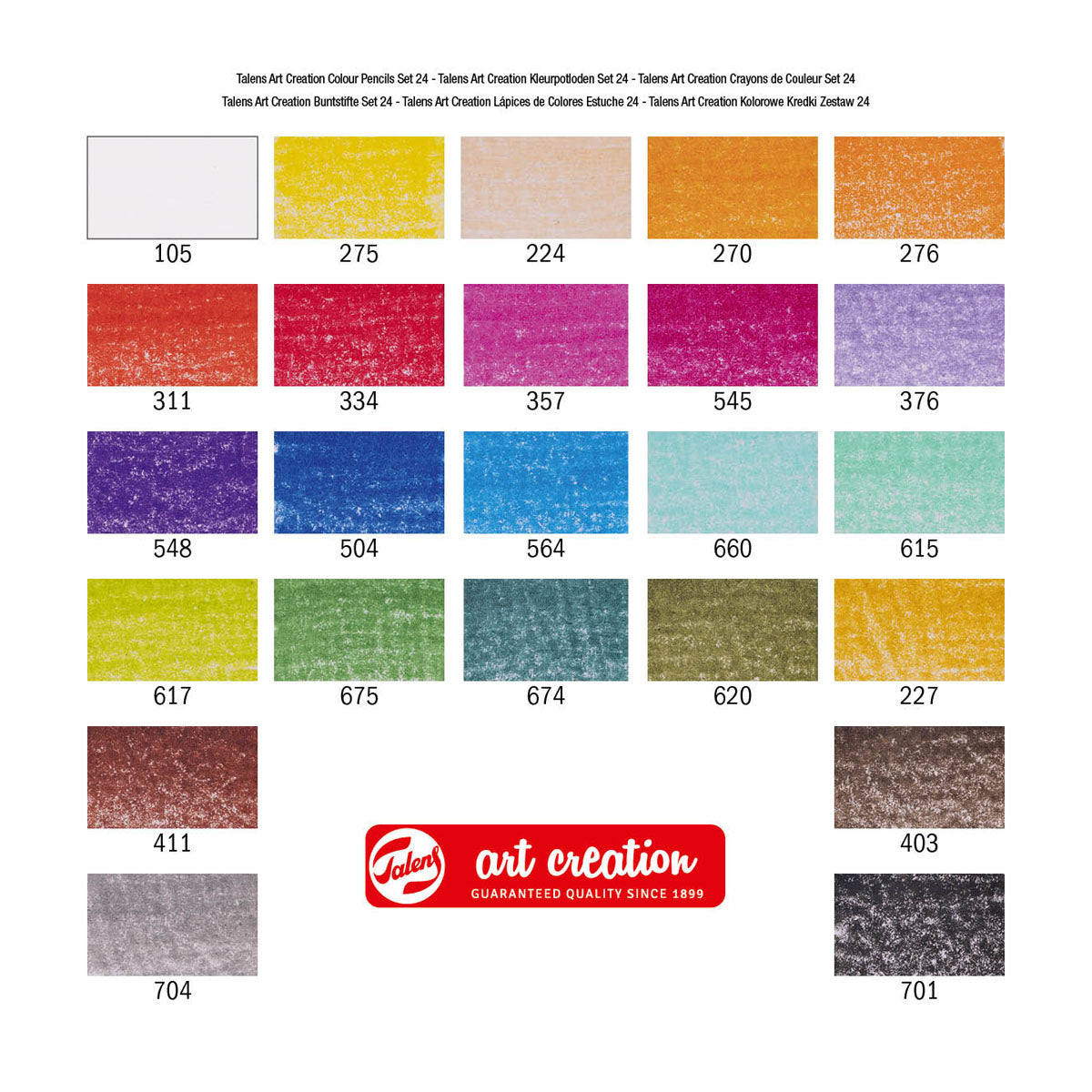 Talens Art Creation Colour Pencil 24 Set
