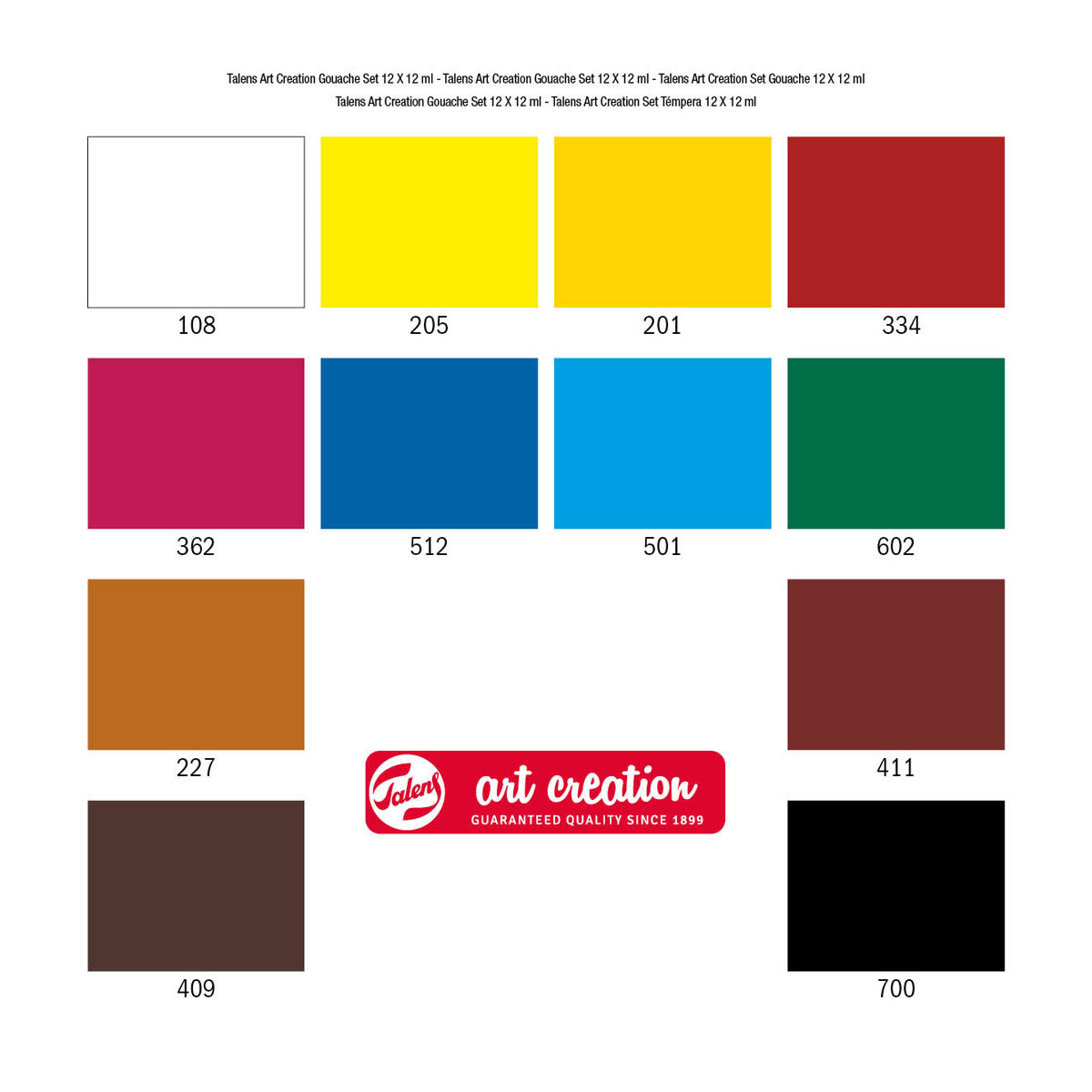 Talens Art Creation Gouache 12 ml 12 Set - image 4