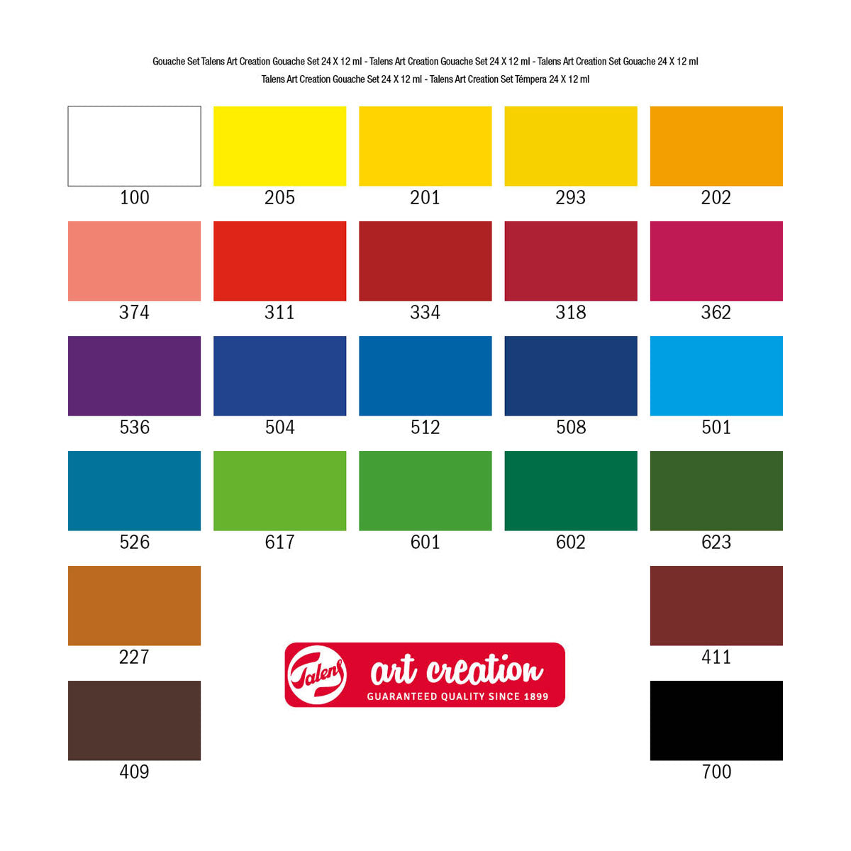 Talens Art Creation Gouache 12 ml 24 Set - image 4
