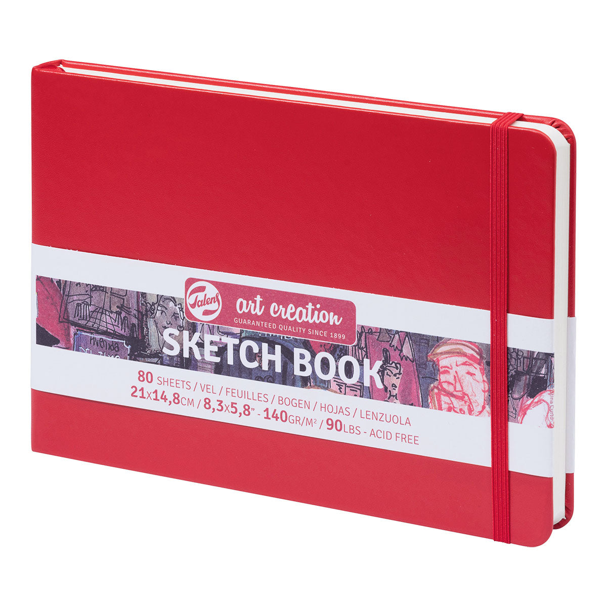 Talens Art Creation Hardcover Sketch Book 21x14cm 140g/80 ark