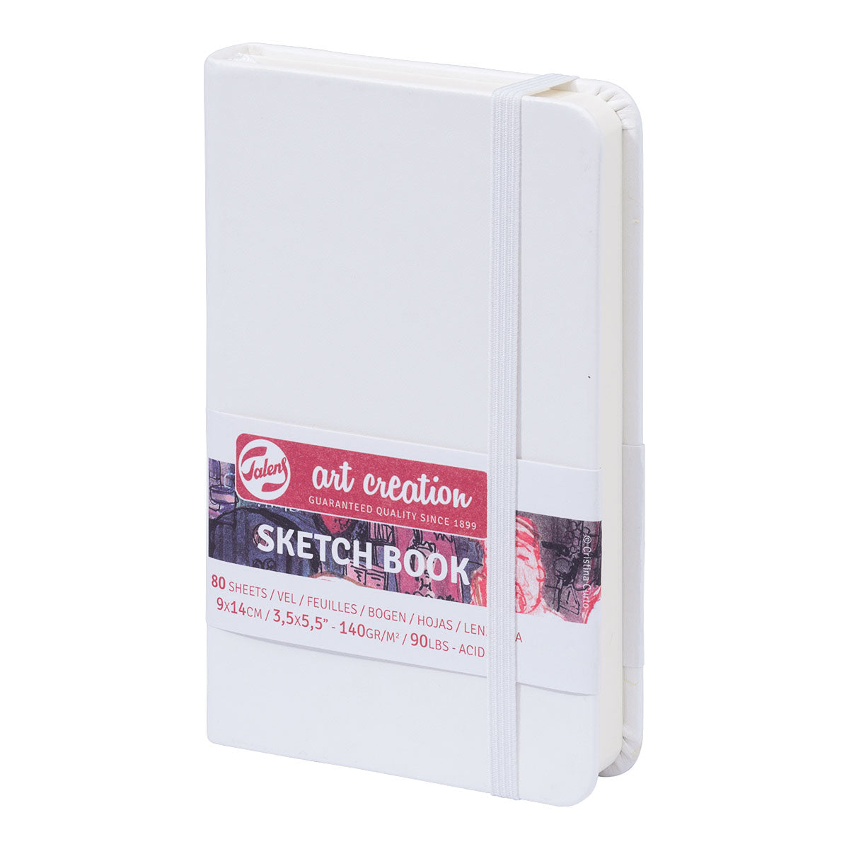 Talens Art Creation Hardcover Sketch Book 9x14cm 140g/80 ark