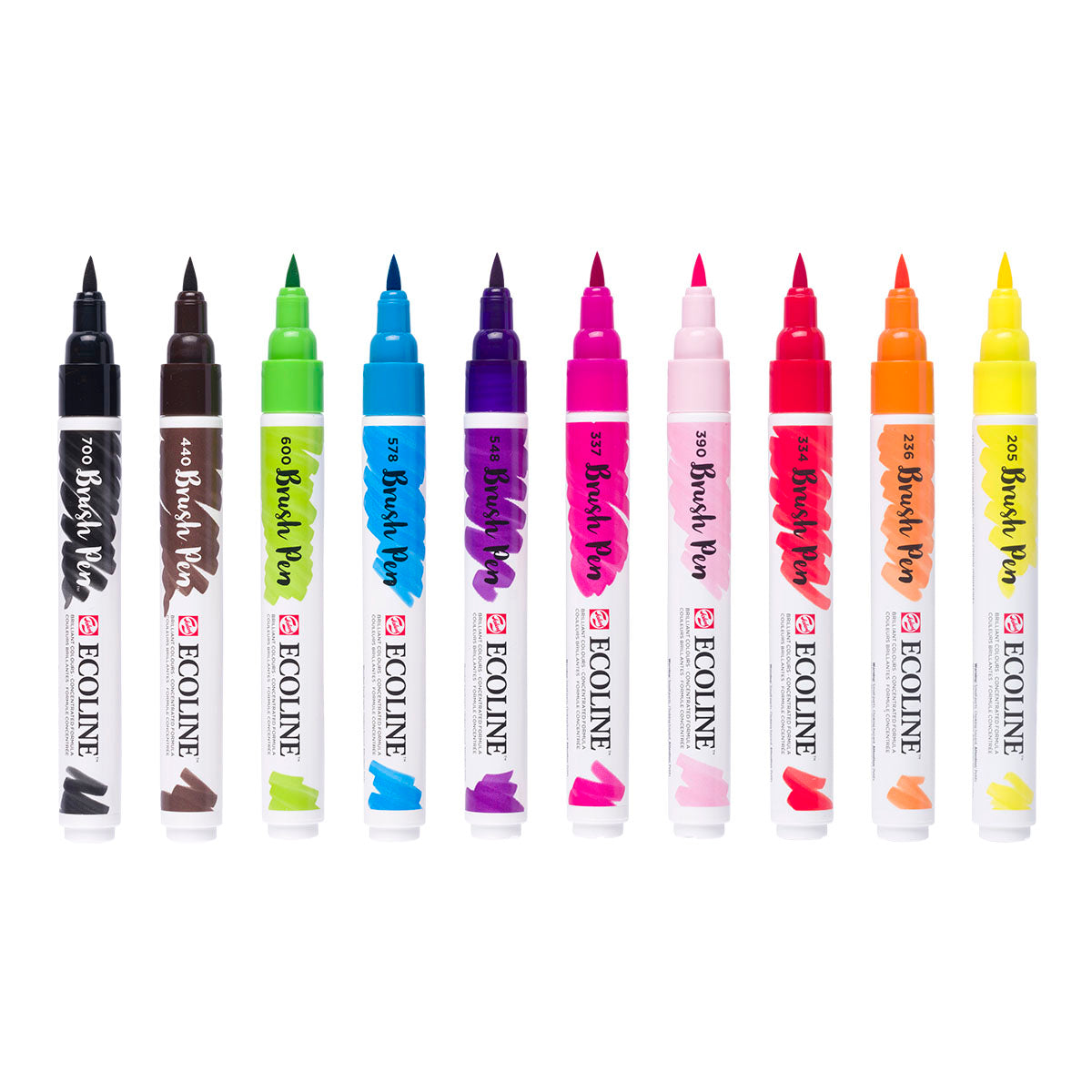 Talens Ecoline Brush Pen 10 set, Bright Colors - image 2