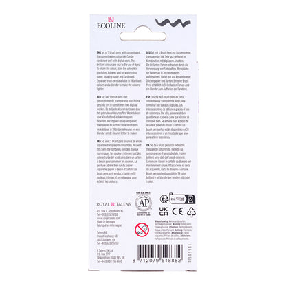 Talens Ecoline Brush Pen 5 set, Pastel Colors - image 4