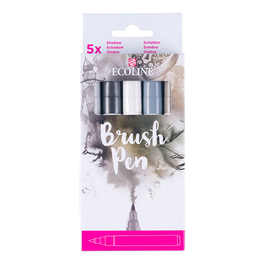 Talens Ecoline Brush Pen 5 set, Shadow Colors - image 1
