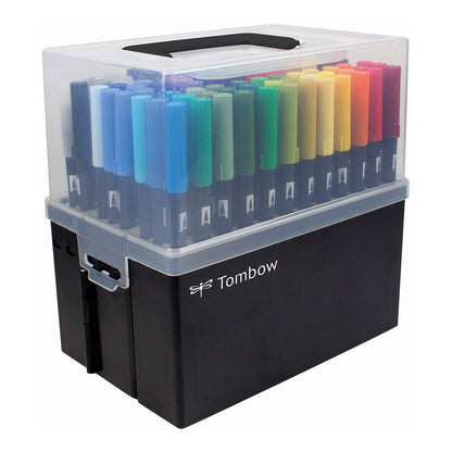 Tombow ABT Dual Brush Pen Box Case 108 Set - image 1