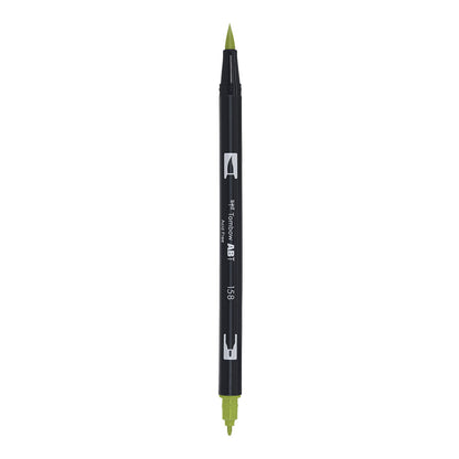 Tombow ABT Dual Brush Pen - 158 Dark Olive