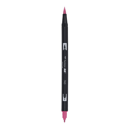 Tombow ABT Dual Brush Pen - 743 Hot Pink