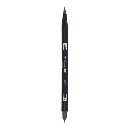 Tombow ABT Dual Brush Pen - N25 Lamp Black