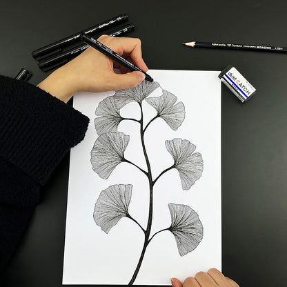 Tombow Mono Drawing Pen 4-set Bold - image 3